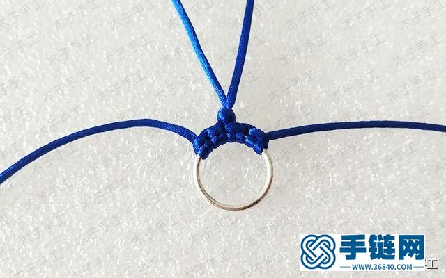 可愛簡易小熊掛件的編法圖解
