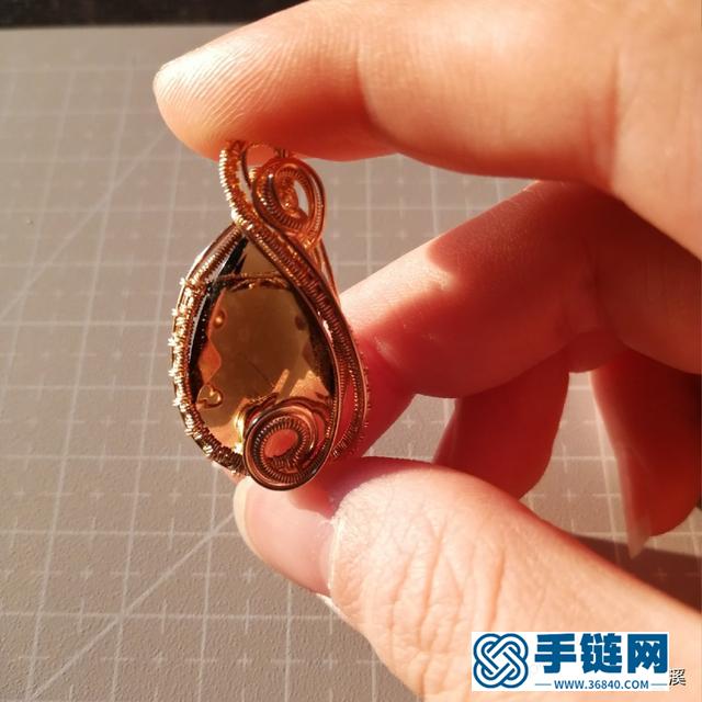 超詳細(xì)的手工繞線吊墜制作步驟