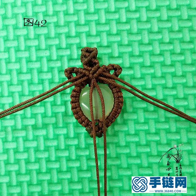 繩結(jié)首飾之桃心吊墜編織教程