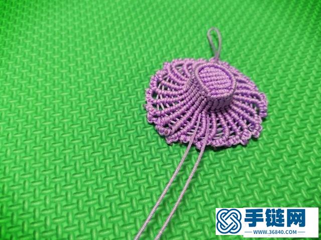 編繩帽子飾品教程，好看的草帽掛件編織編法圖解