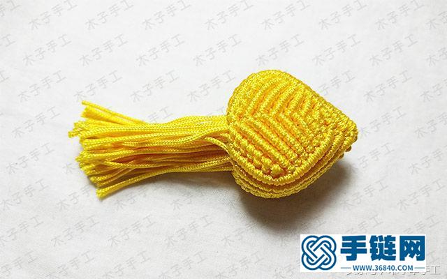 手機小掛飾編織方法
