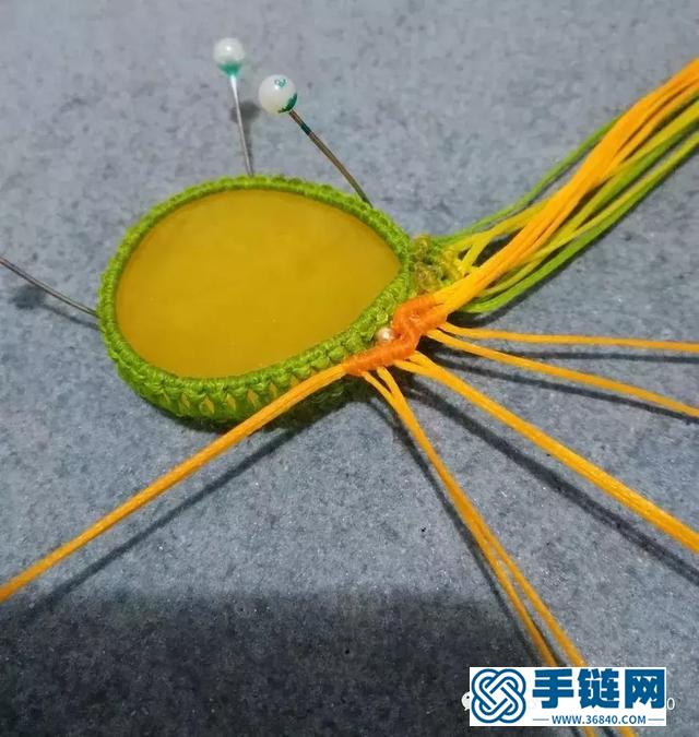 「編繩教程」蛛翼吊墜制作及幾種包石頭的小竅門