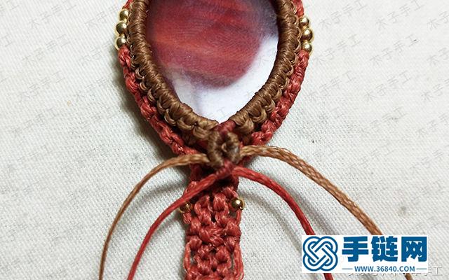 簡單的包石吊墜部分圖解