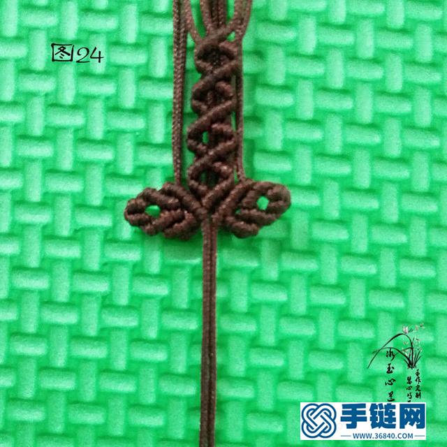 繩結(jié)首飾之桃心吊墜編織教程