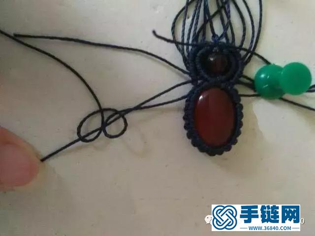 「編繩教程」蛛翼吊墜制作及幾種包石頭的小竅門