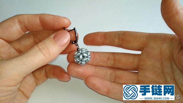 手工飾品教程，帶你學習如何制作圓球耳環吊墜