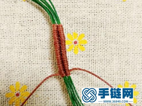 【教你編繩】風(fēng)情萬種的吊墜葉子型編織過程，實(shí)用型