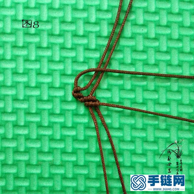 繩結(jié)首飾之桃心吊墜編織教程