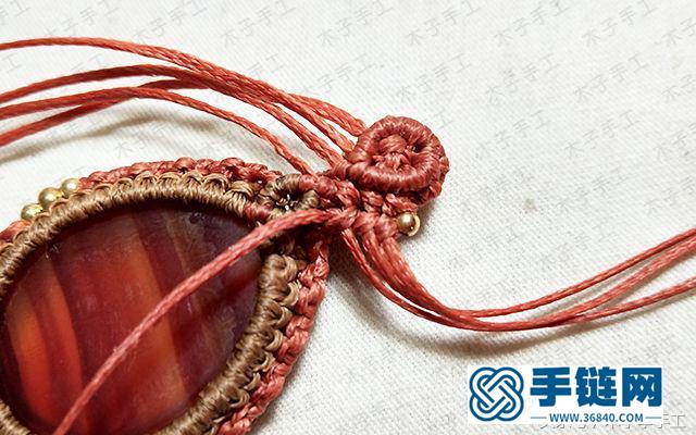 簡單的包石吊墜部分圖解