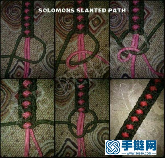 10款簡單傘繩手鏈編織教程大全