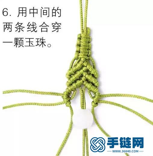中國結編織手鏈玉玲瓏教程，學編中國結手鏈教程
