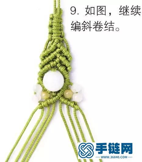 中國結編織手鏈玉玲瓏教程，學編中國結手鏈教程