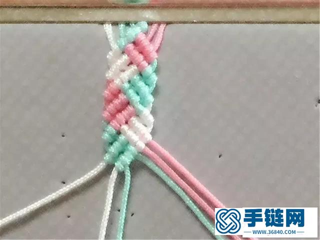 編繩手鏈教程：如何制作小清新手鏈手工編織教程