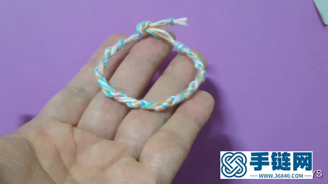繩編小課堂，帶你學(xué)習(xí)如何編漂亮的彩繩手鏈！