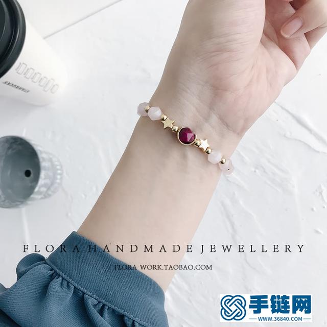 氣質(zhì)輕奢百搭手鏈，水晶手串手鏈，給手腕增添一抹風(fēng)景