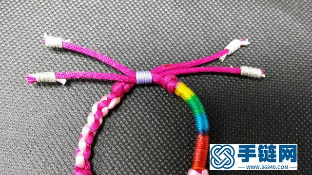 C8《雨彤》手繩材料包教程 中國結編繩基礎