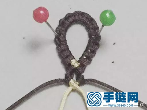 如何做一條紅繩手鏈，中國結斜卷結教程綜合運用，純手工編織