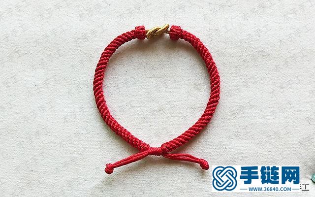手工達人教你編織一個拼接玉米結手鏈，5分鐘學會