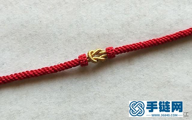 手工達人教你編織一個拼接玉米結手鏈，5分鐘學會