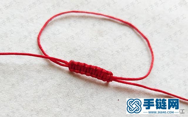 手工達人教你編織一個拼接玉米結手鏈，5分鐘學會