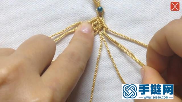 手工編織中國(guó)結(jié)手鏈，樣式美觀又簡(jiǎn)單，看一遍就學(xué)會(huì)了