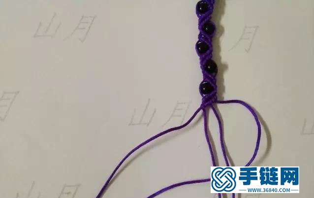 手編斜卷結瑪瑙珠手繩，DIY手工附斜卷結、平結、鳳尾結教程
