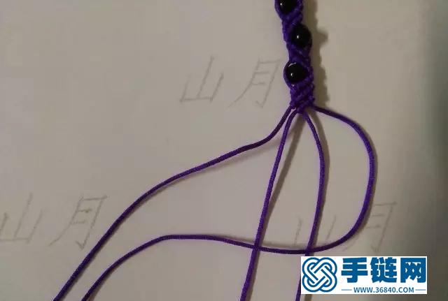 手編斜卷結瑪瑙珠手繩，DIY手工附斜卷結、平結、鳳尾結教程