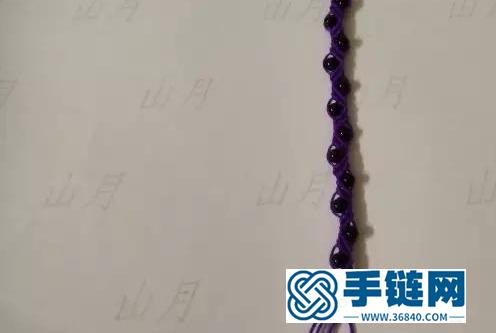 手編斜卷結瑪瑙珠手繩，DIY手工附斜卷結、平結、鳳尾結教程