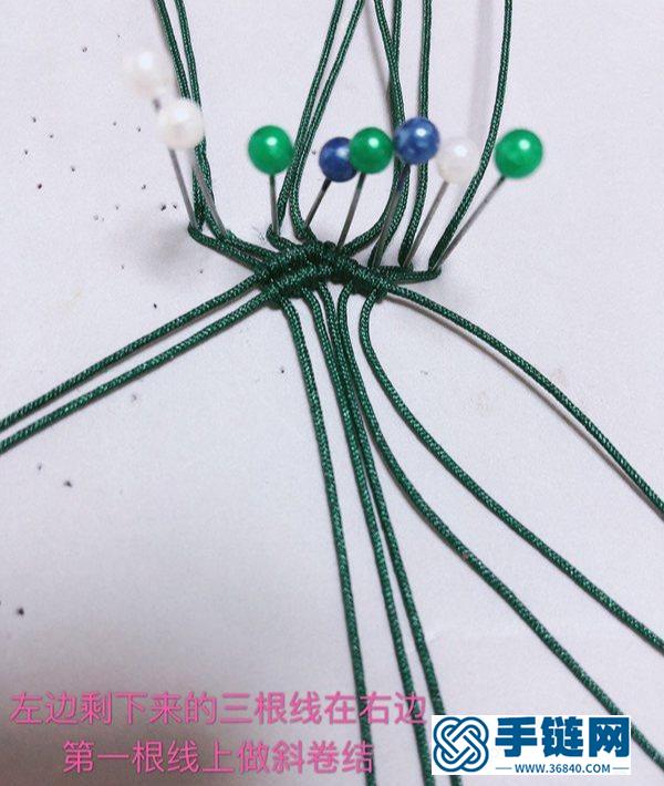 心心相印手鏈編法，大小兩顆心在一起，非常適合情侶佩戴！收藏