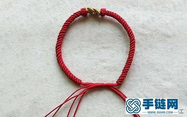 拼接玉米結手鏈的編法視頻教程