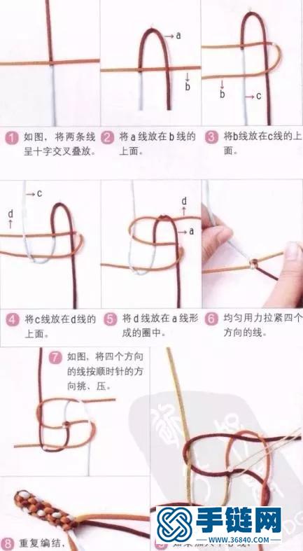 10款絢麗多彩手鏈，即好看又好編，夏天佩戴最好！附27種繩編法