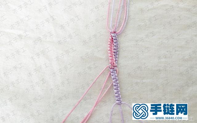平結(jié)兒童手鏈編法圖文教程