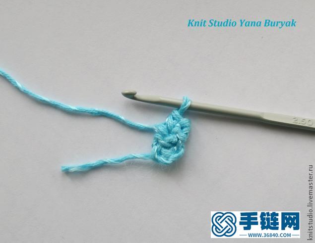 分享一款漂亮的手繩鉤法，圖解教程，通俗易懂，新手可仿