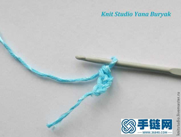 分享一款漂亮的手繩鉤法，圖解教程，通俗易懂，新手可仿