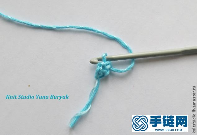 分享一款漂亮的手繩鉤法，圖解教程，通俗易懂，新手可仿