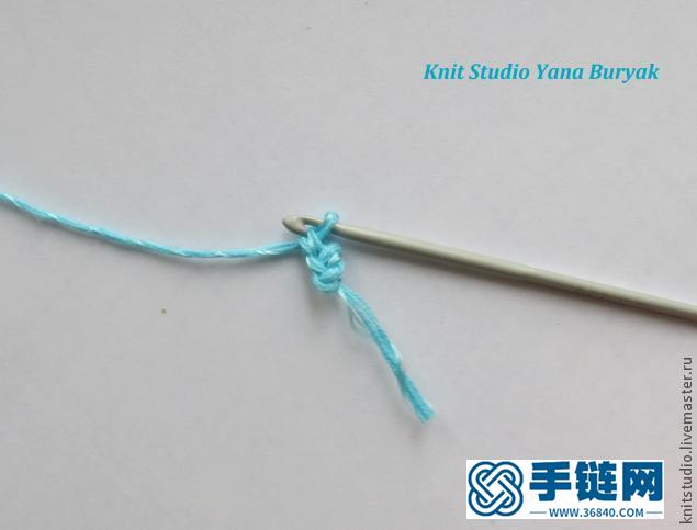 分享一款漂亮的手繩鉤法，圖解教程，通俗易懂，新手可仿