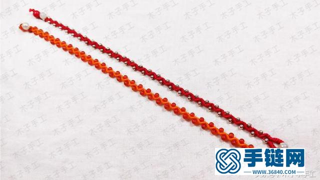 這款波浪串珠紅繩手鏈編法超簡單，你一定會喜歡