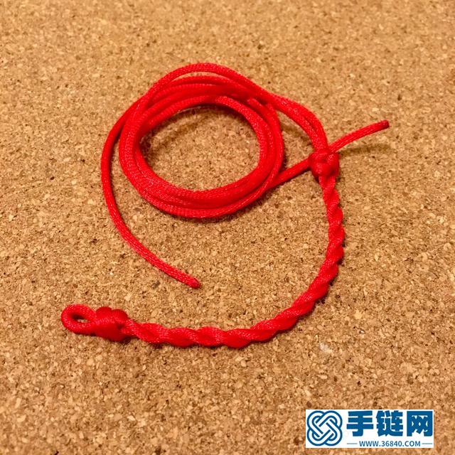一根紅繩一種祝福 同心結(jié)情侶紅手繩