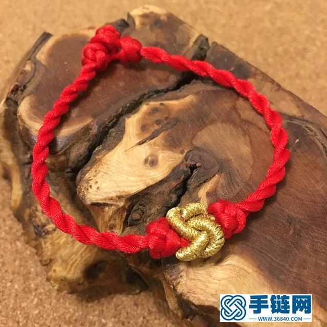 一根紅繩一種祝福 同心結情侶紅手繩