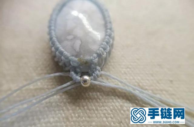 包石手鏈這樣編，大氣精致，也適用于表帶，DIY手工編繩附教程