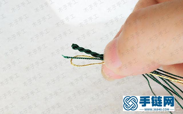大家心心念的玉綜結手鏈的編法圖文教程來啦