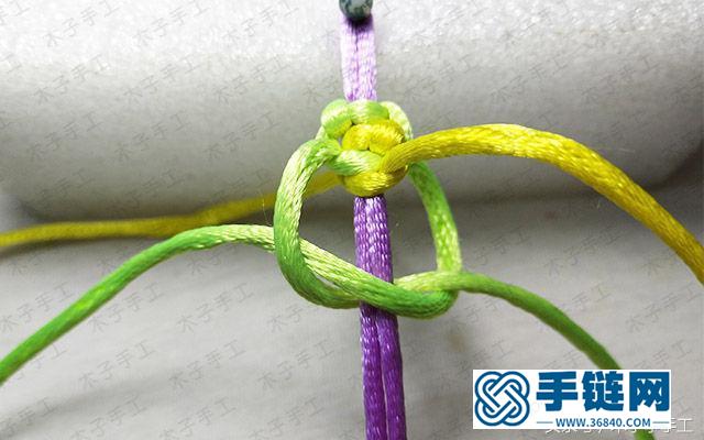 大家心心念的玉綜結手鏈的編法圖文教程來啦