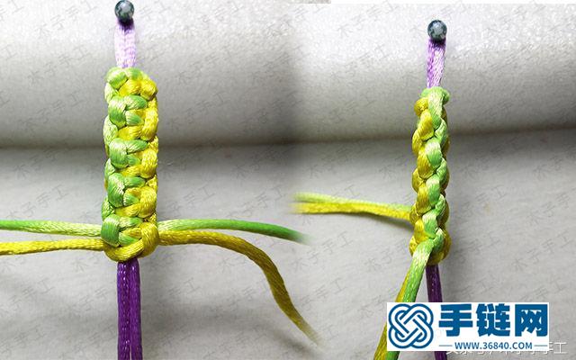 大家心心念的玉綜結手鏈的編法圖文教程來啦