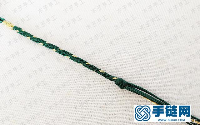 大家心心念的玉綜結手鏈的編法圖文教程來啦