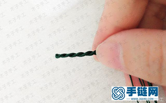 大家心心念的玉綜結手鏈的編法圖文教程來啦