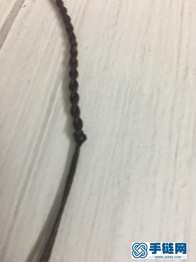 金箍環繞款手繩的編法