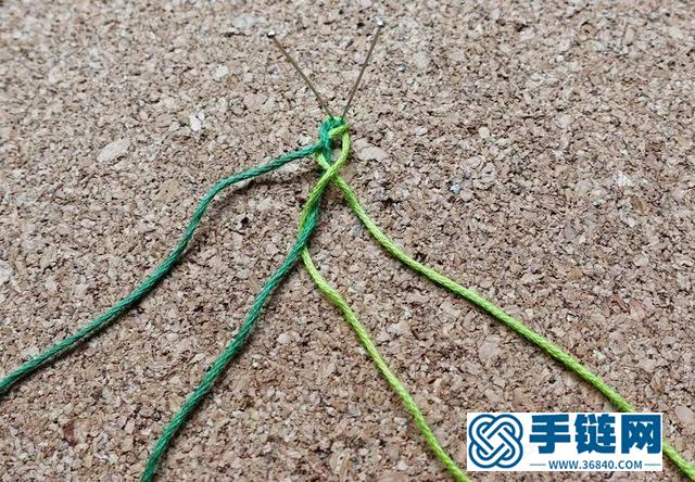 繩編圖解教程：4股、6股、8股編織圓形手繩