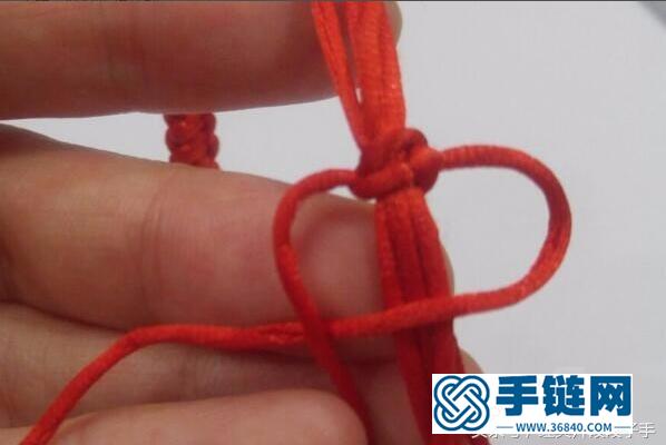 手鏈紅繩結尾怎么打結