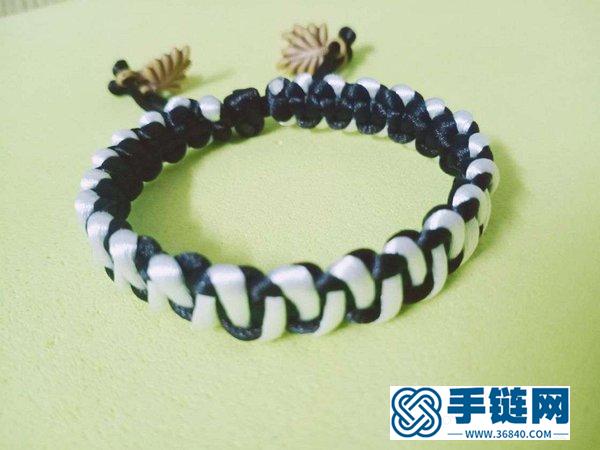 網紅炫酷手鏈教程，學會了，自己配上一件仙女裙，非常好看