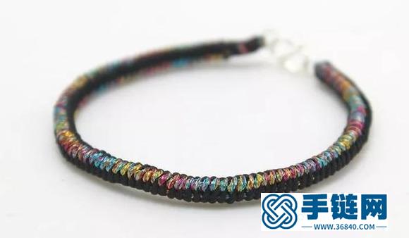編繩玉米結(jié)變化無(wú)窮，編好再扭一下更加靈動(dòng)，結(jié)繩手鏈附教程